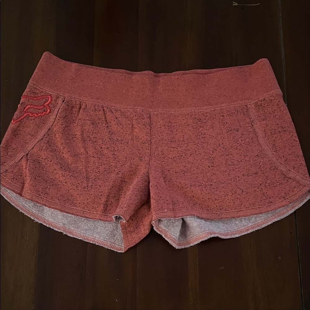 Fox Women's Heathered Red Athletic Shorts